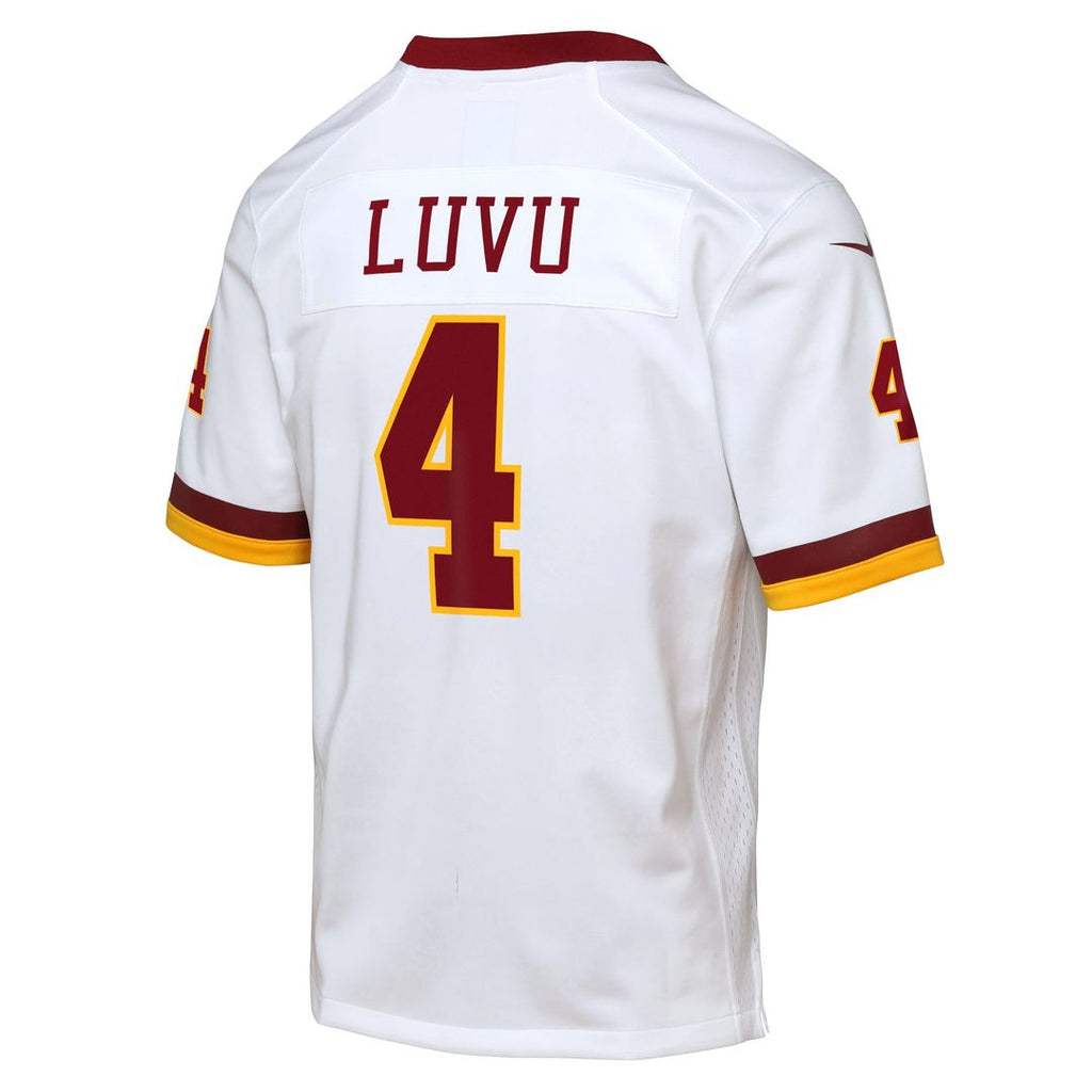 Frankie Luvu Washington Commanders Nike Youth Game Super Bowl Era Official Jersey - White