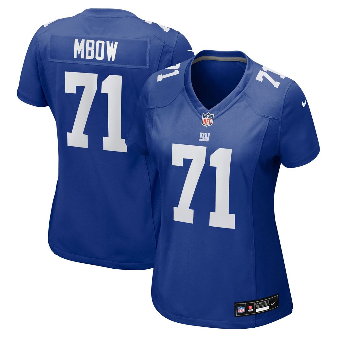 Marcus Mbow New York Giants Nike Women's Team Game Official Jersey -  Royal