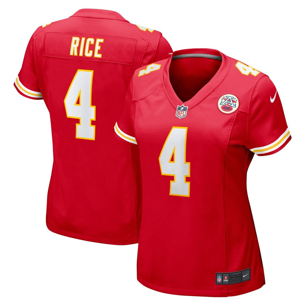 Rashee Rice Kansas City Chiefs Nike Women's  Game Official Jersey -  Red