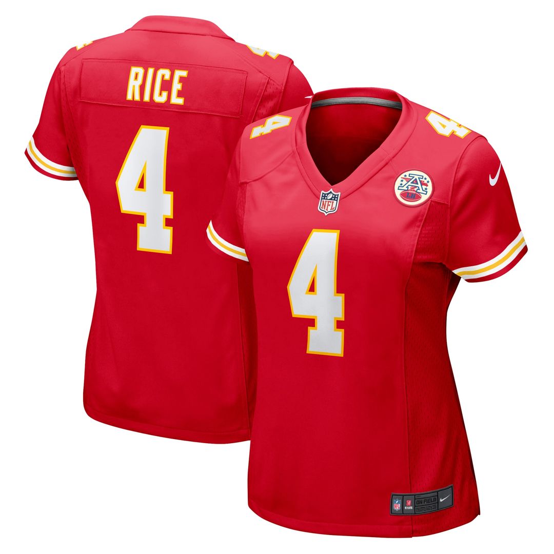 Rashee Rice Kansas City Chiefs Nike Women's  Game Official Jersey -  Red