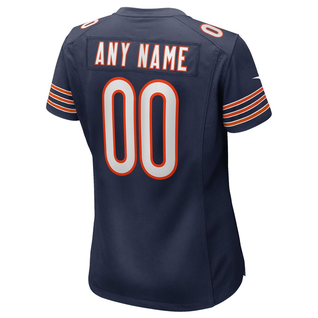 Chicago Bears Nike Women's Alternate Custom Game Official Jersey - Orange