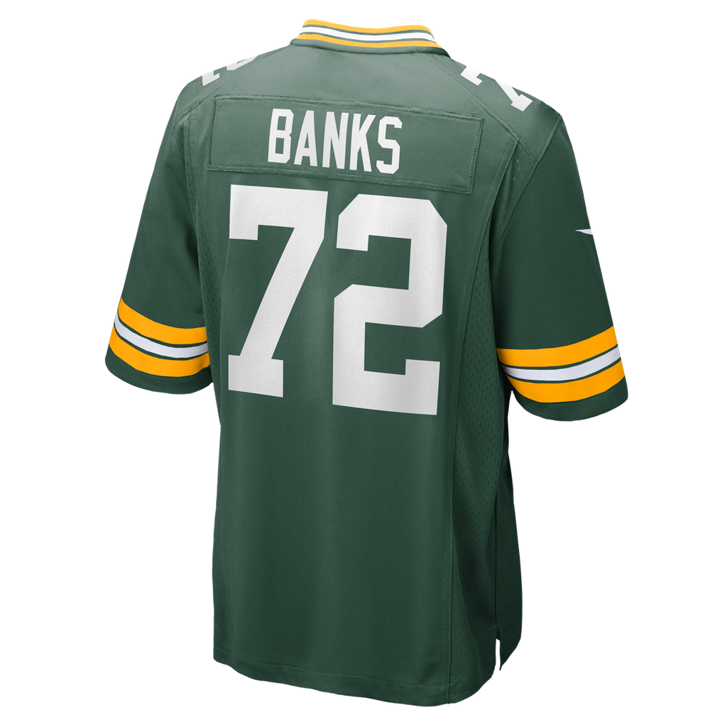 Brant Banks Green Bay Packers Nike Team Game Jersey - Green