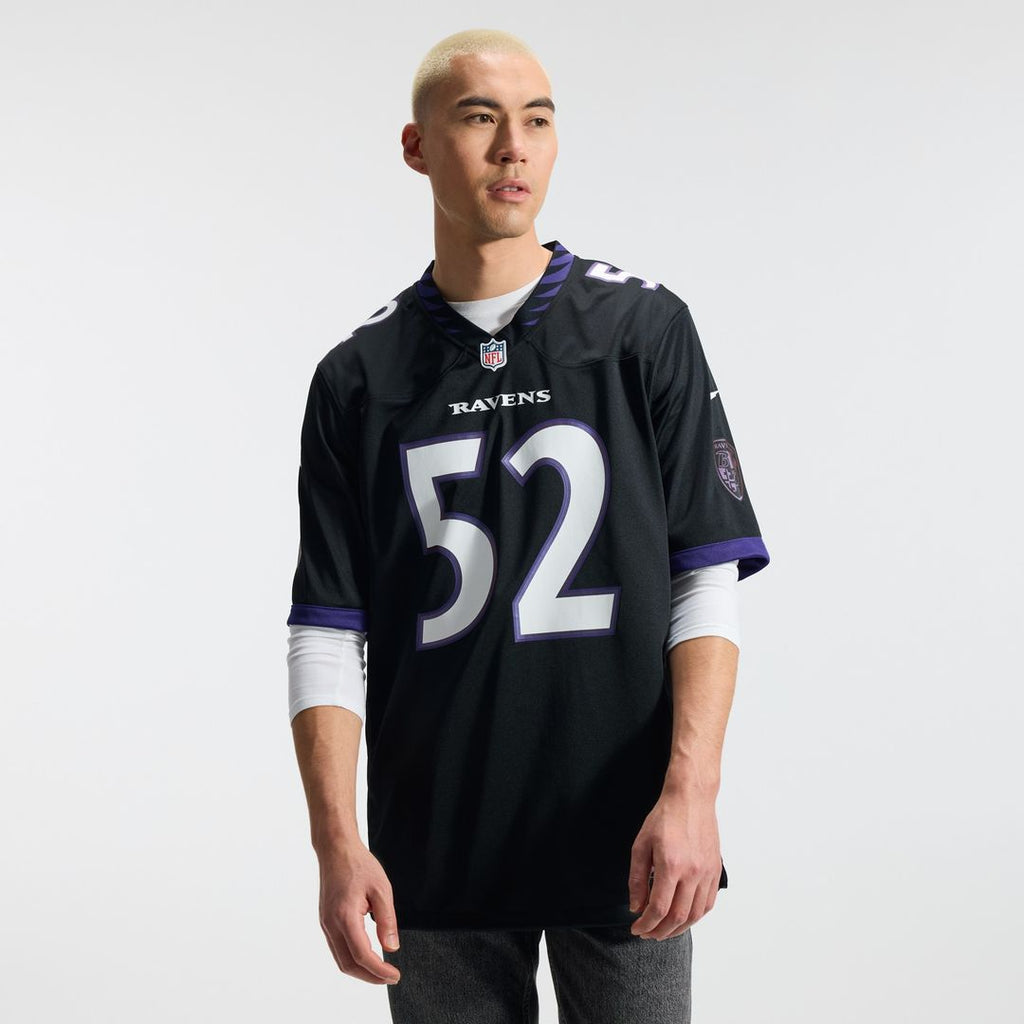 Ray Lewis Baltimore Ravens Nike Alternate Retired Player Game Official Jersey - Black