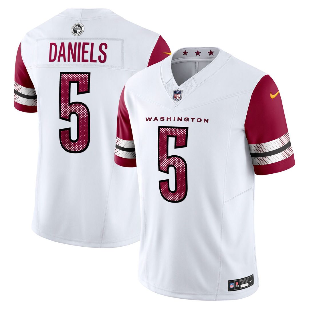 Jayden Daniels Washington Commanders Nike Vapor F.U.S.E. Limited Official Jersey - White