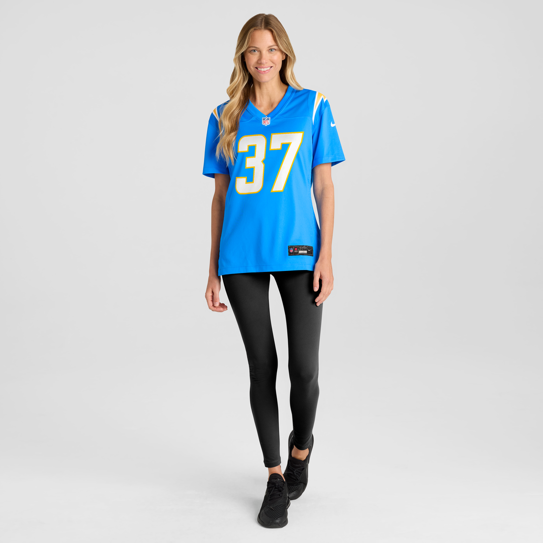 Isas Waxter Los Angeles Chargers Nike Women's Team Game Jersey - Powder Blue