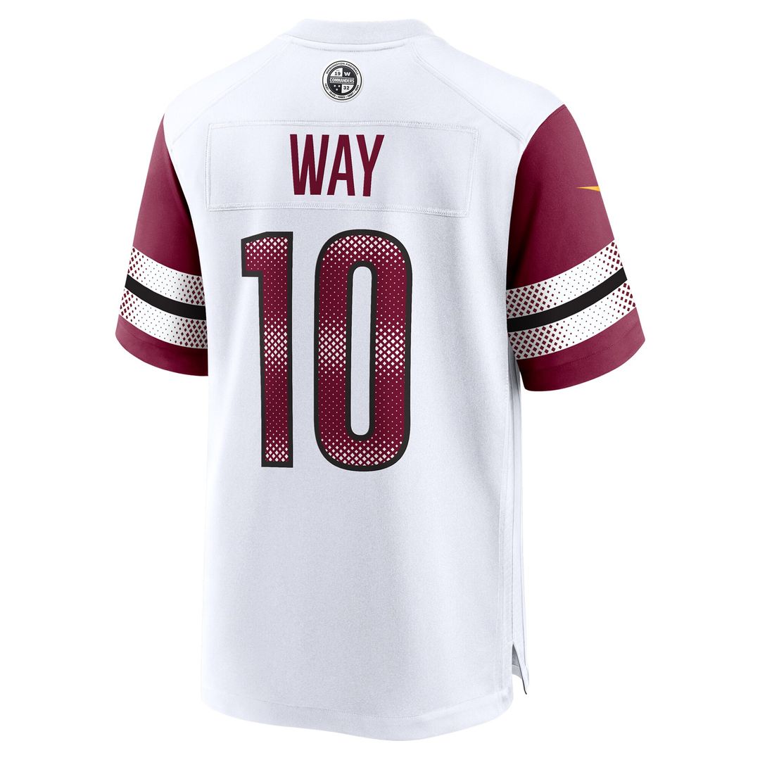 Tress Way Washington Commanders Nike Game Official Jersey -  White