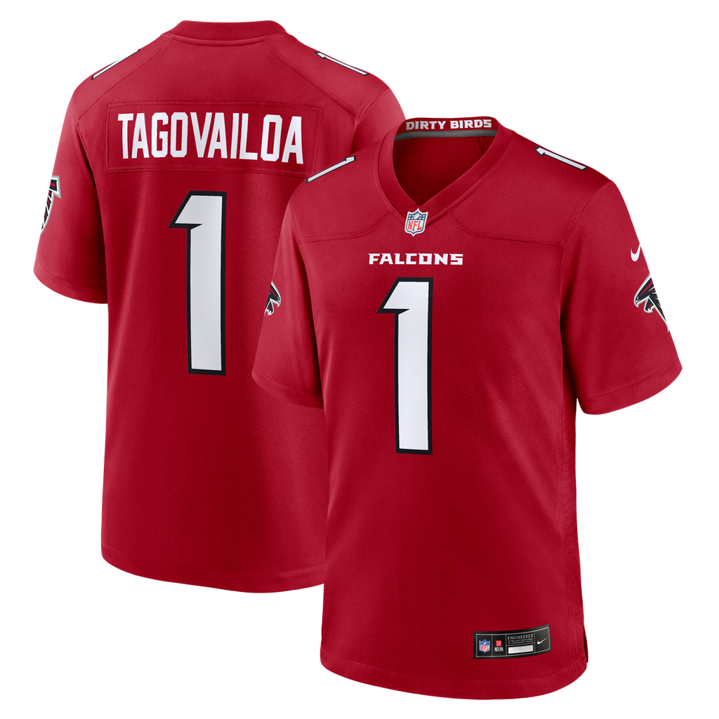 Tua Tagovailoa Atlanta Falcons Nike Game Official Jersey - Red
