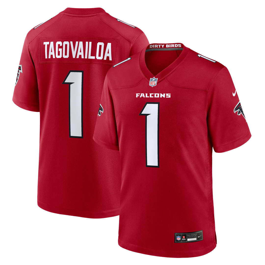 Tua Tagovailoa Atlanta Falcons Nike Game Official Jersey - Red