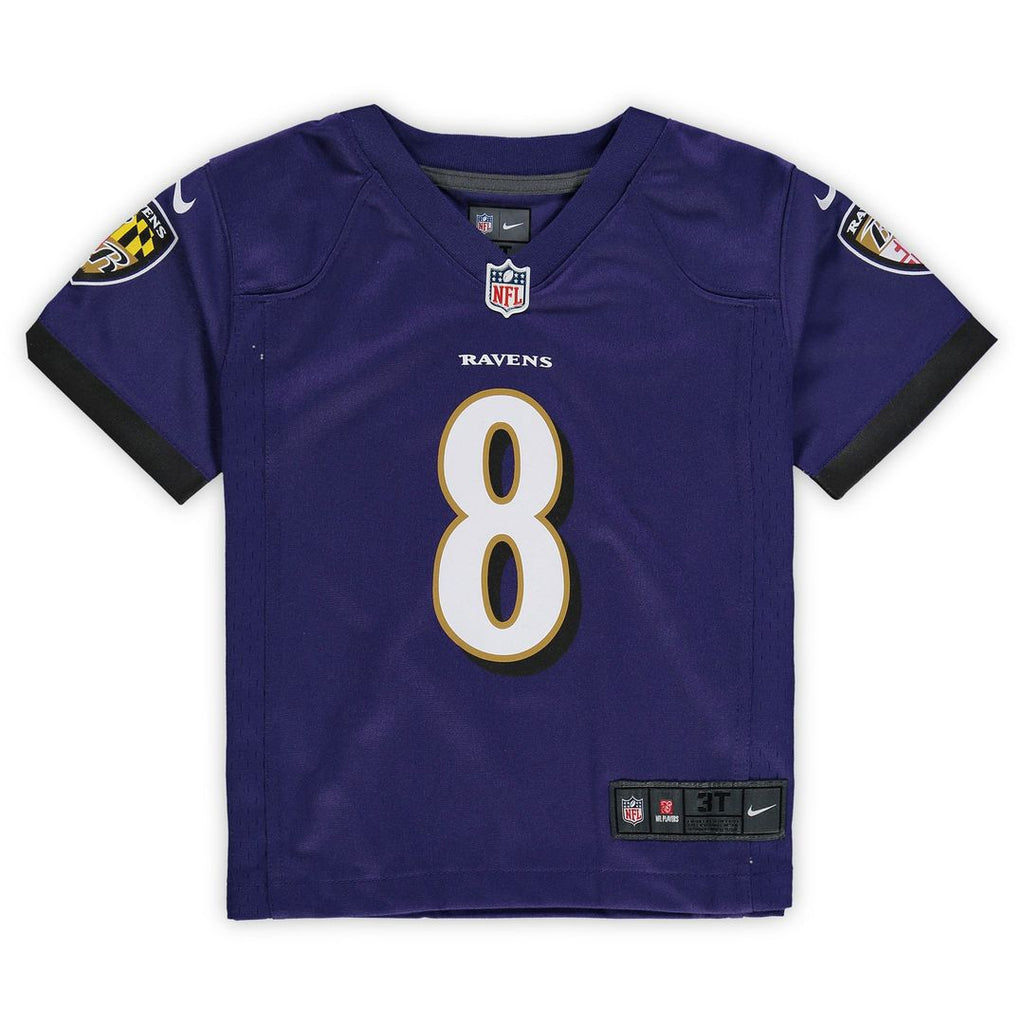 Lamar Jackson Baltimore Ravens Nike Toddler Game Official Jersey - Purple