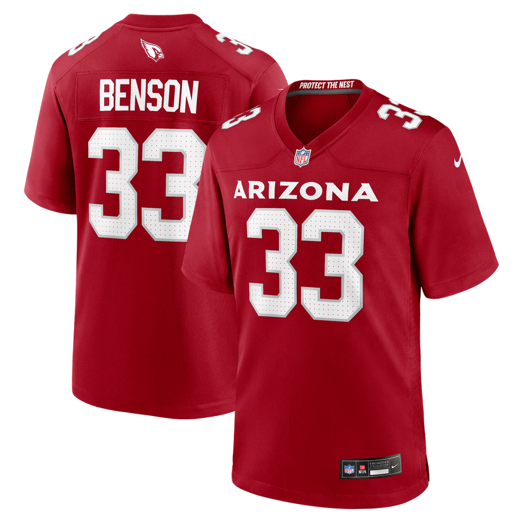 Trey Benson Arizona Cardinals Nike Team Game Jersey - Cardinal