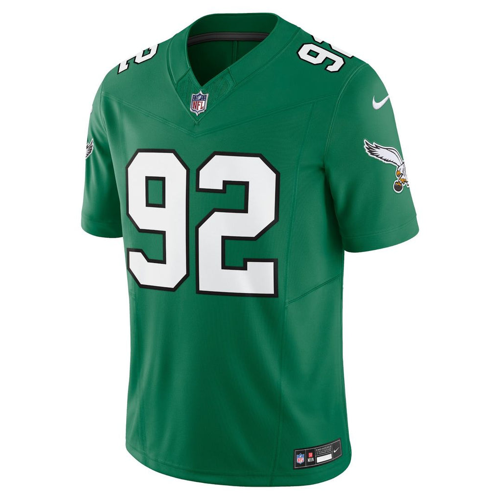 Reggie White Philadelphia Eagles Nike Alternate Vapor F.U.S.E. Limited Official Jersey - Kelly Green