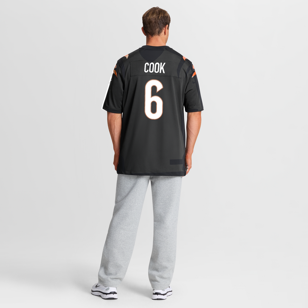 Bryan Cook Cincinnati Bengals Nike Team Game Jersey - Black