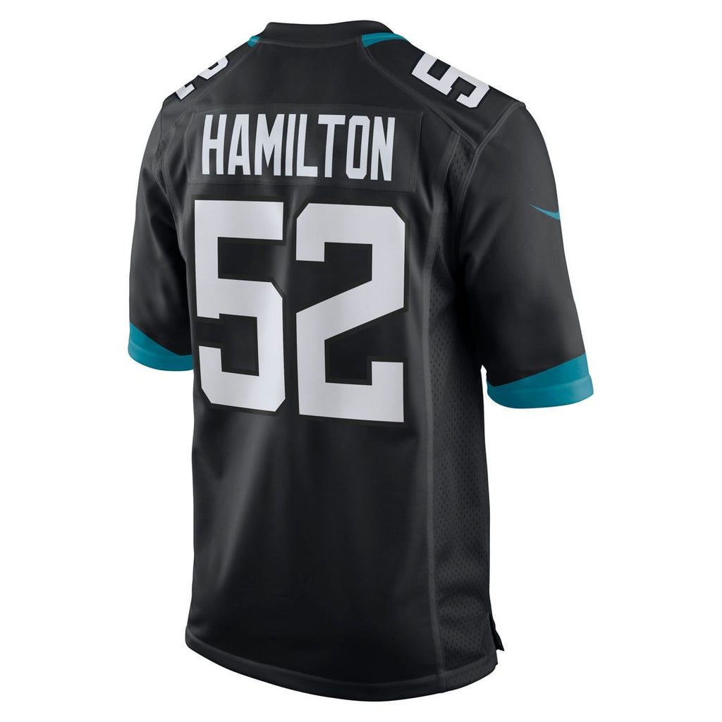 DaVon Hamilton Jacksonville Jaguars Nike Game Official Jersey - Black