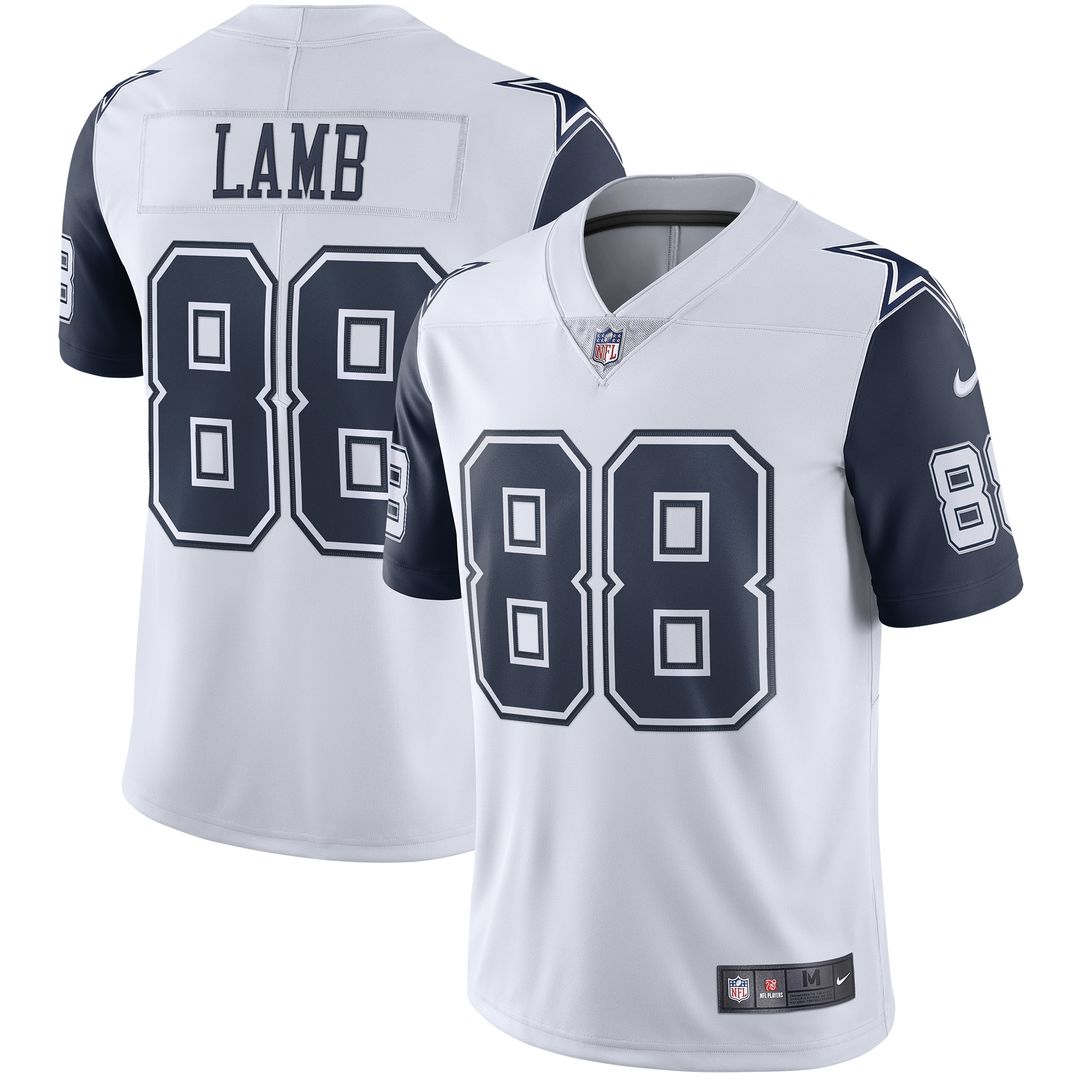 CeeDee Lamb Dallas Cowboys Nike 2nd Alternate Vapor Limited Official Jersey - White
