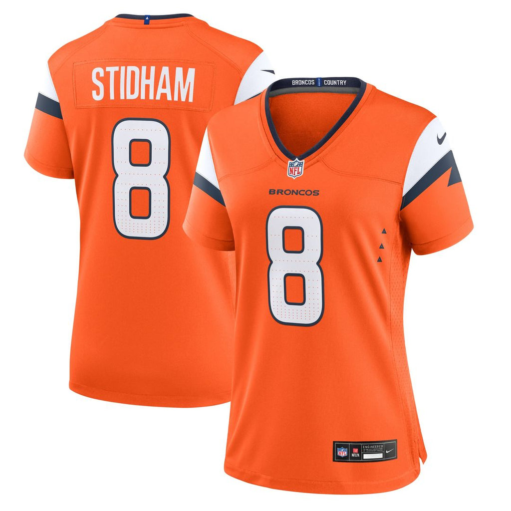 Jarrett Stidham Denver Broncos Nike Women's Team Game Jersey - Orange