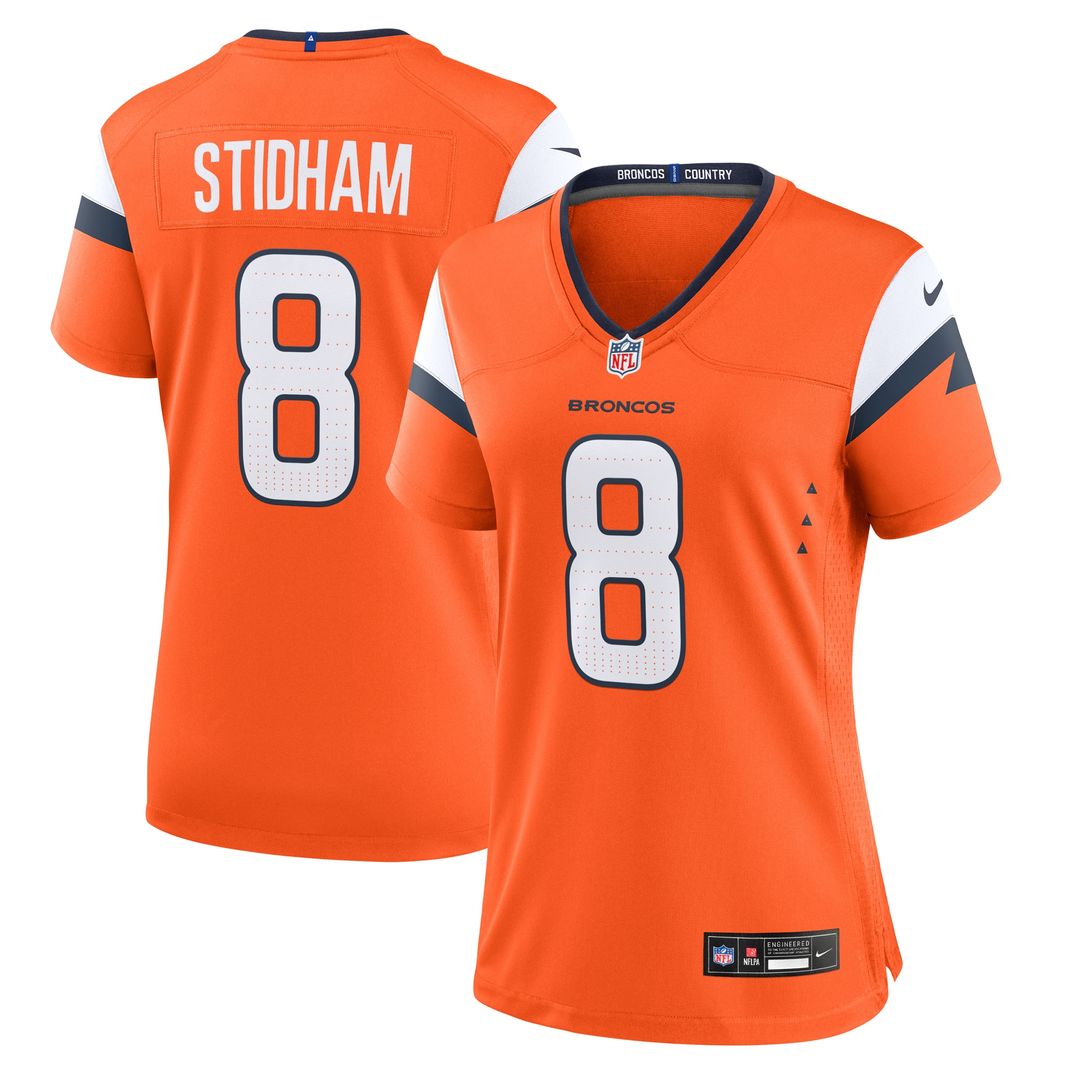 Jarrett Stidham Denver Broncos Nike Women's Team Game Jersey - Orange