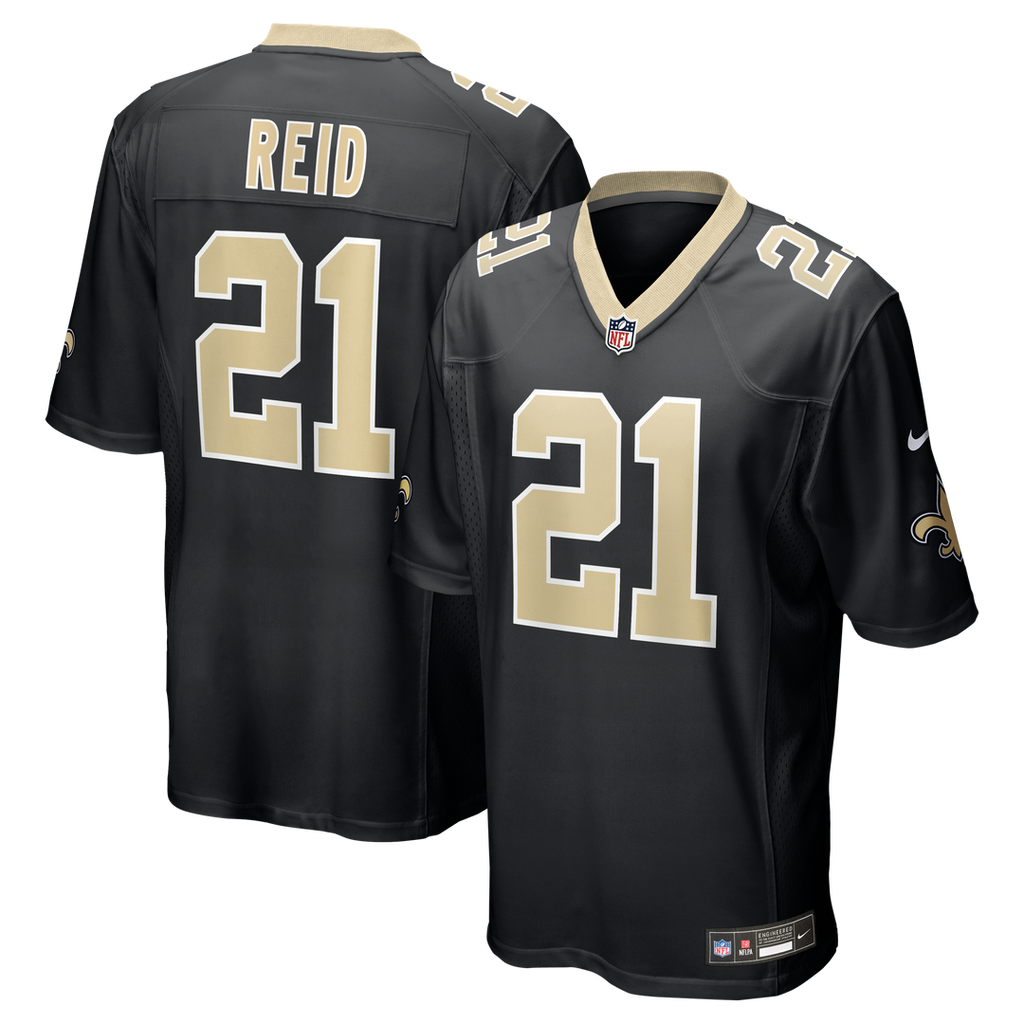 Justin Reid New Orleans Saints Nike Team Game Jersey - Black