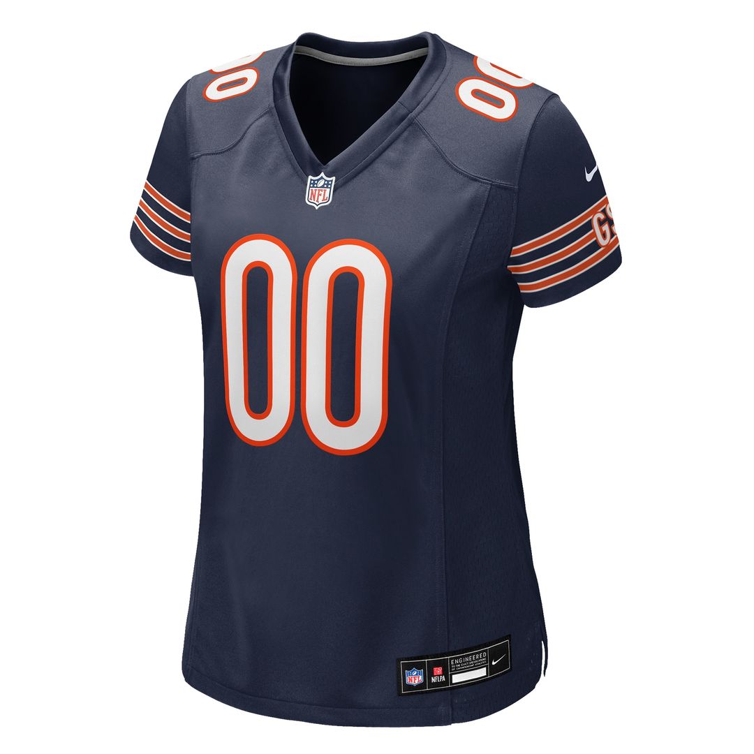 Chicago Bears Nike Women's Custom Game Official Jersey - Navy