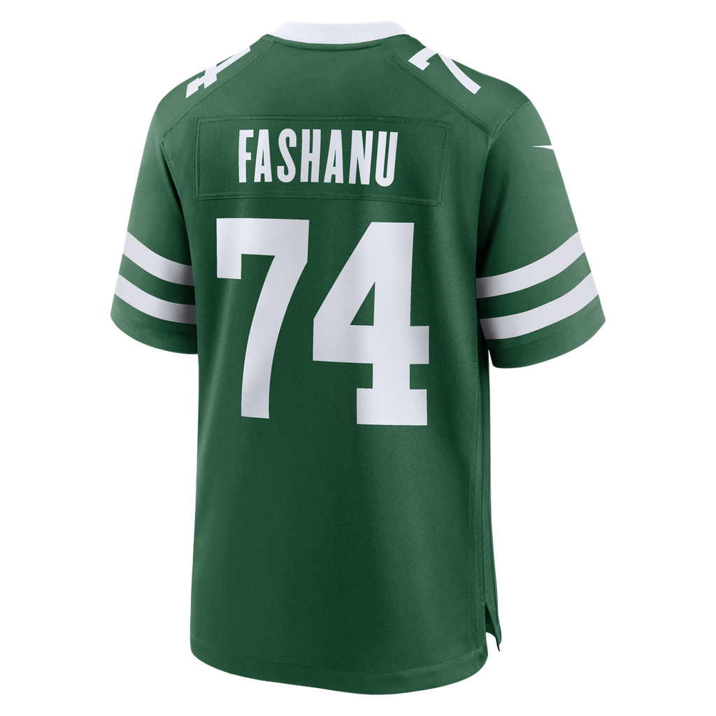 Olu Fashanu New York Jets Nike  Player Game Official Jersey - Gotham Green