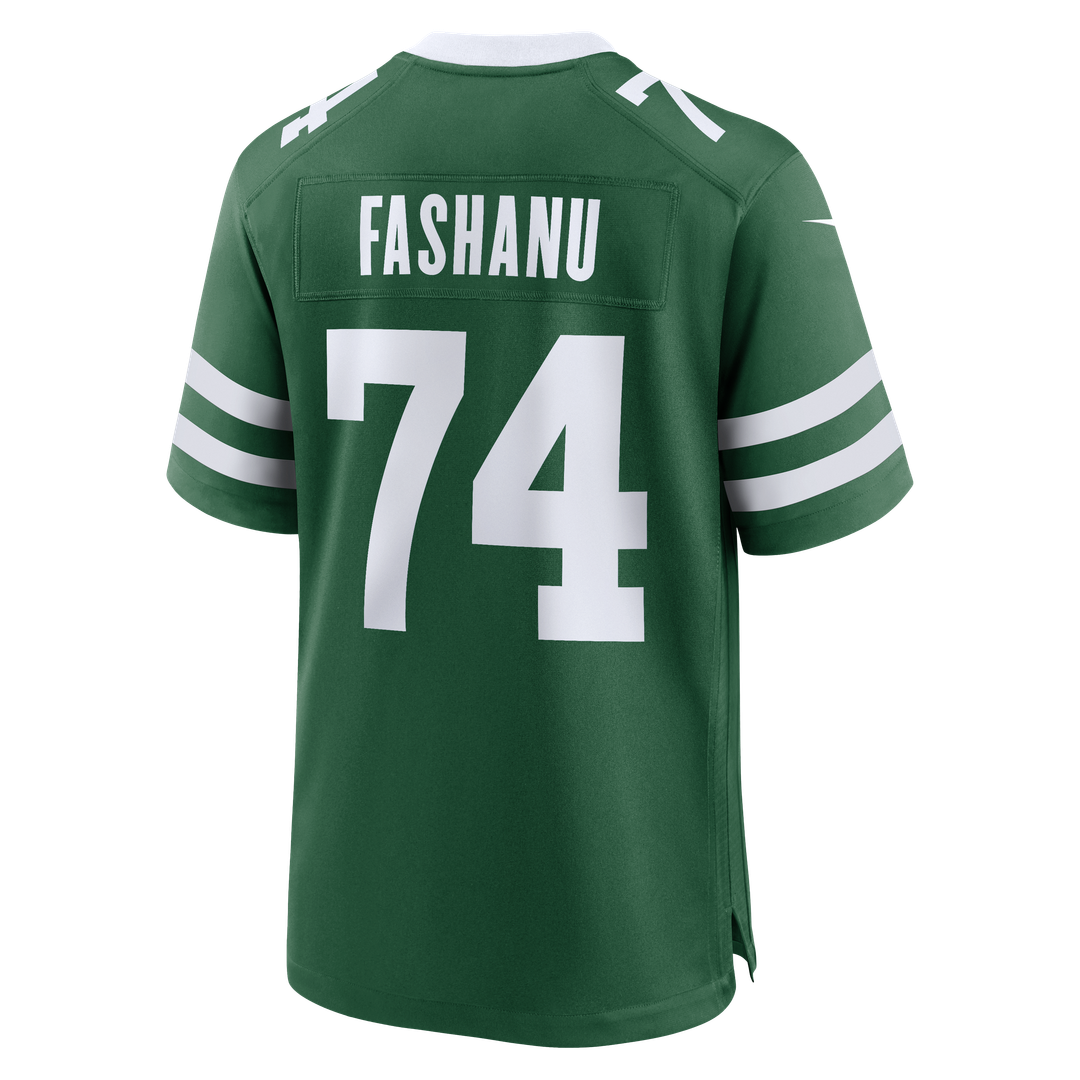 Olu Fashanu New York Jets Nike  Player Game Official Jersey - Gotham Green