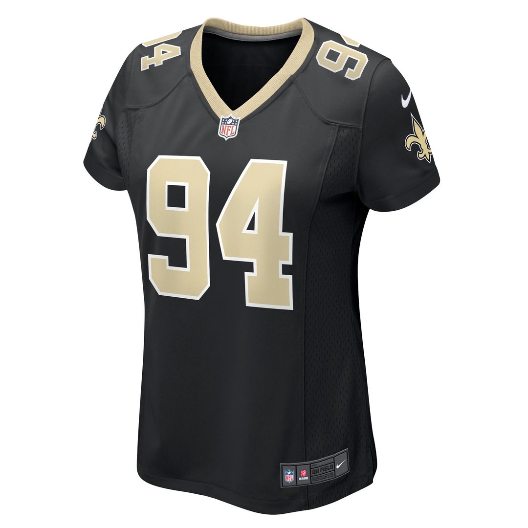Cameron Jordan New Orleans Saints Nike Women's Team Game Official Jersey -  Black
