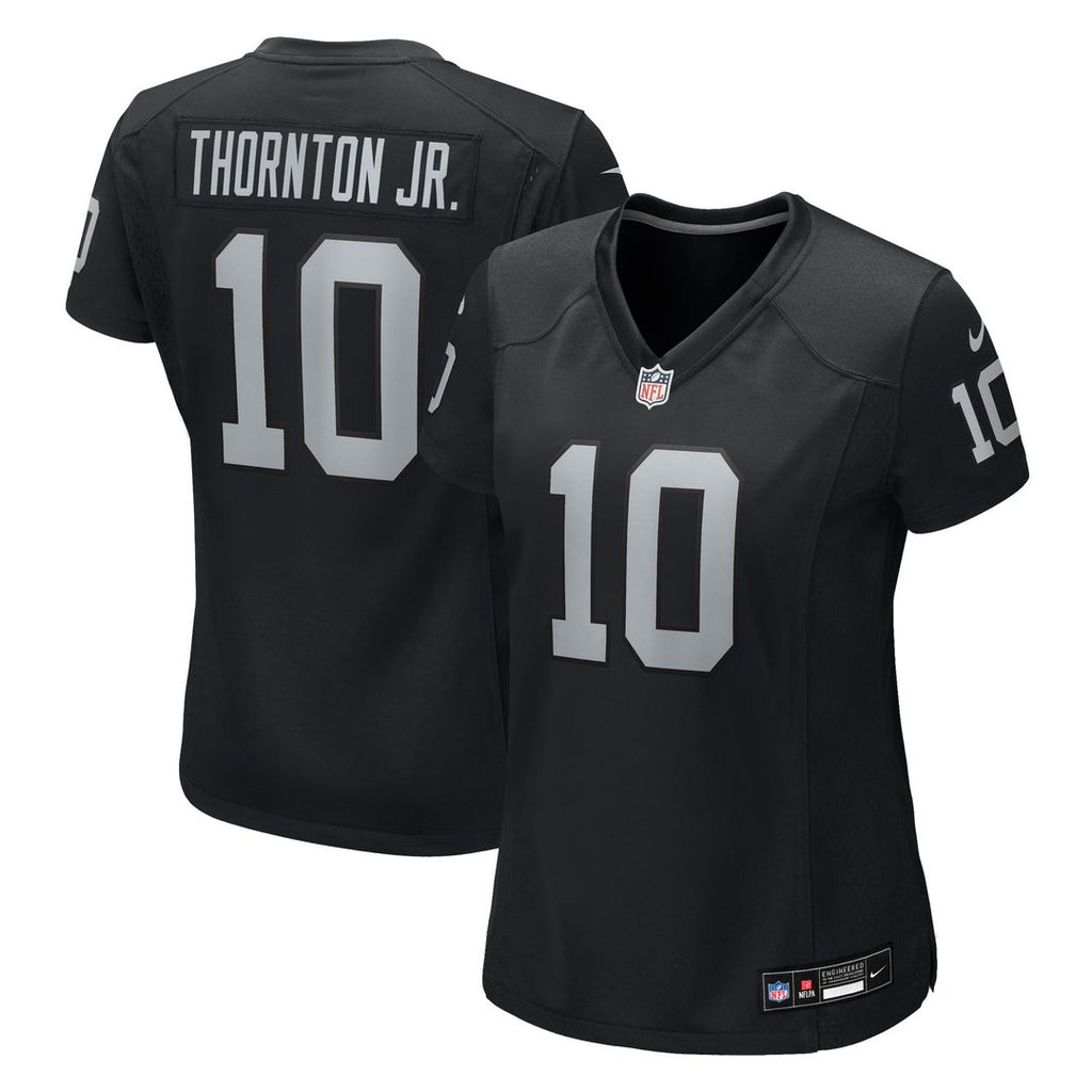 Dont'e Thornton Jr. Las Vegas Raiders Nike Women's Team Game Official Jersey -  Black