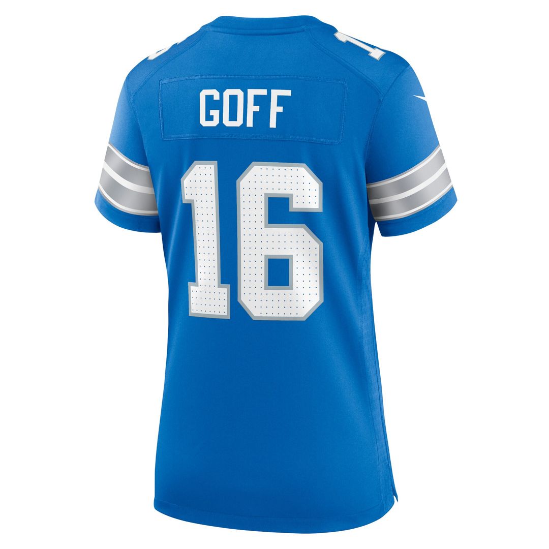 Jared Goff Detroit Lions Nike Women's Game Official Jersey - Blue