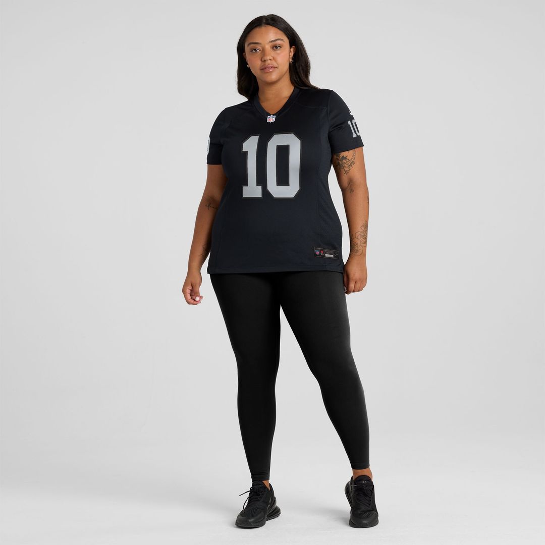 Dont'e Thornton Jr. Las Vegas Raiders Nike Women's Team Game Official Jersey -  Black