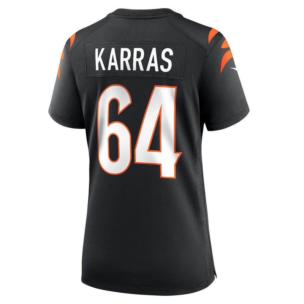 Ted Karras Cincinnati Bengals Nike Women's Game Player Official Jersey - Black