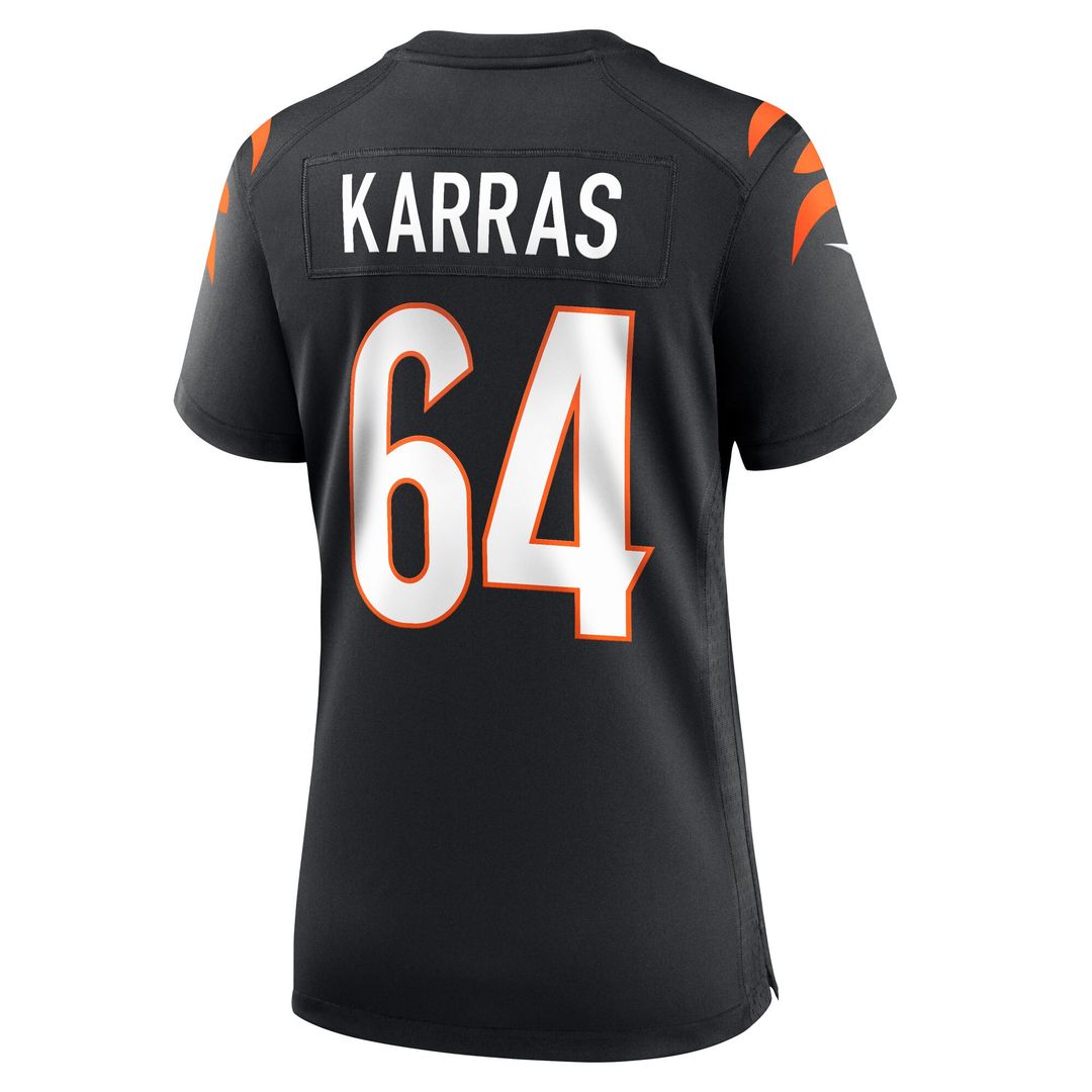 Ted Karras Cincinnati Bengals Nike Women's Game Player Official Jersey - Black