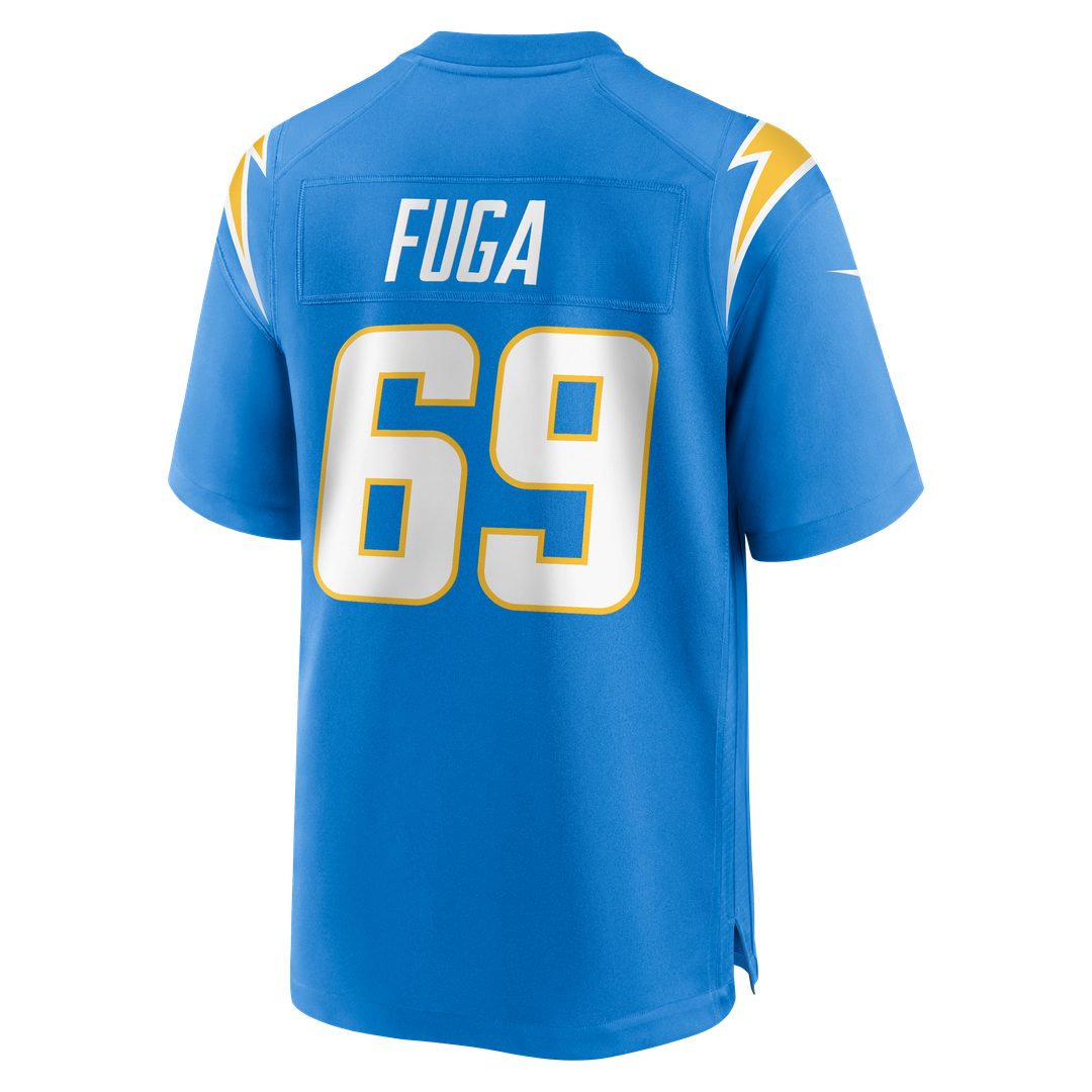 Josh Fuga Los Angeles Chargers Nike Team Game Jersey - Powder Blue