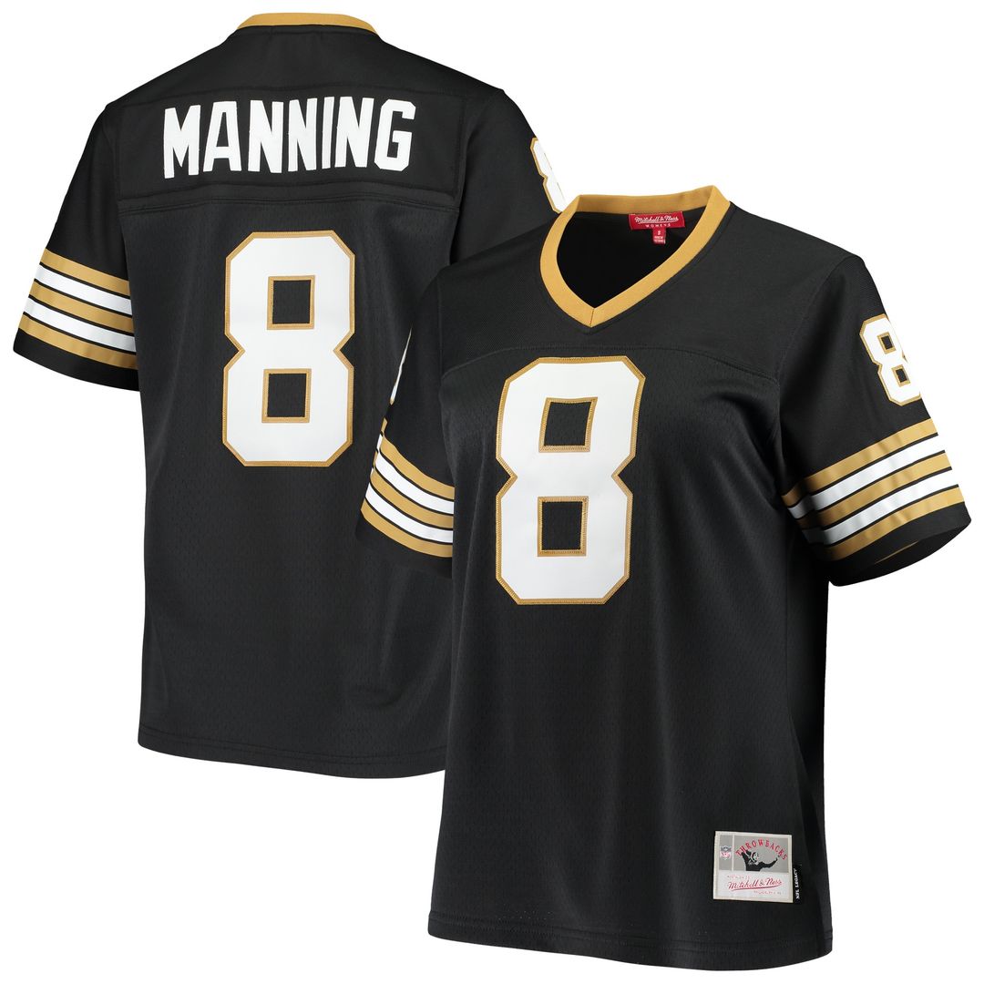 Archie Manning New Orleans Saints Mitchell & Ness Women's 1979 Legacy Replica Official Jersey - Black
