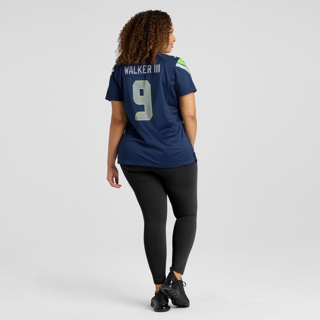 Kenneth Walker III Seattle Seahawks Nike Women's Player Official Jersey - Navy