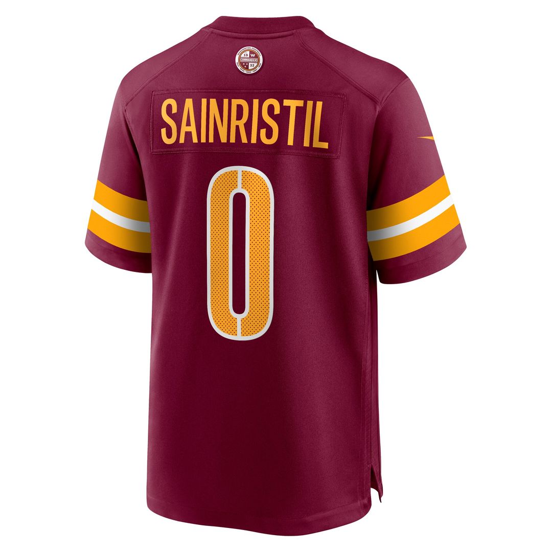 Mike Sainristil Washington Commanders Nike Game Jersey - Burgundy