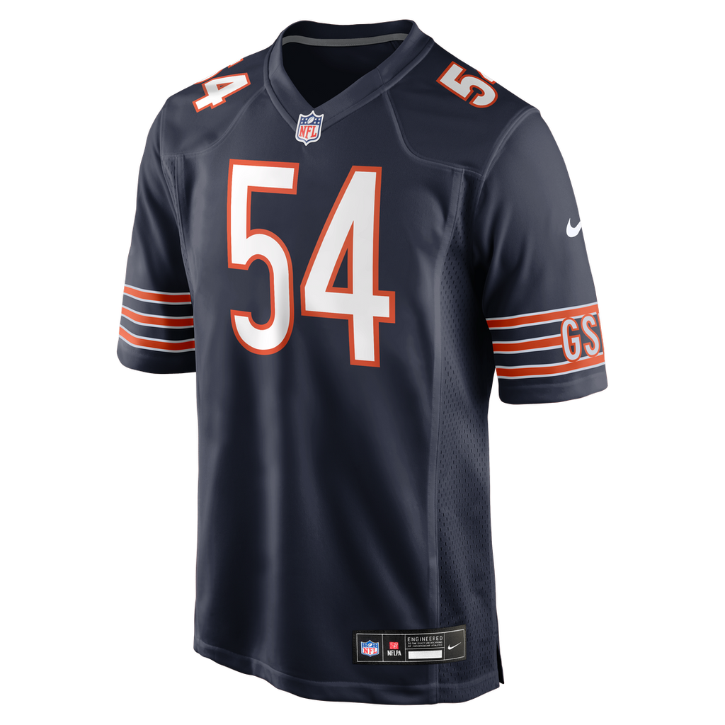 Brian Urlacher Chicago Bears Nike Game Retired Player Official Jersey - Navy