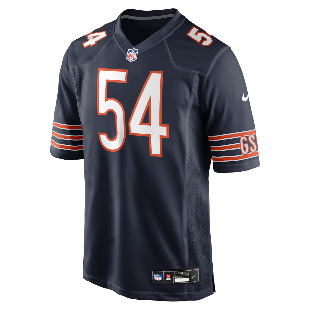 Brian Urlacher Chicago Bears Nike Game Retired Player Official Jersey - Navy