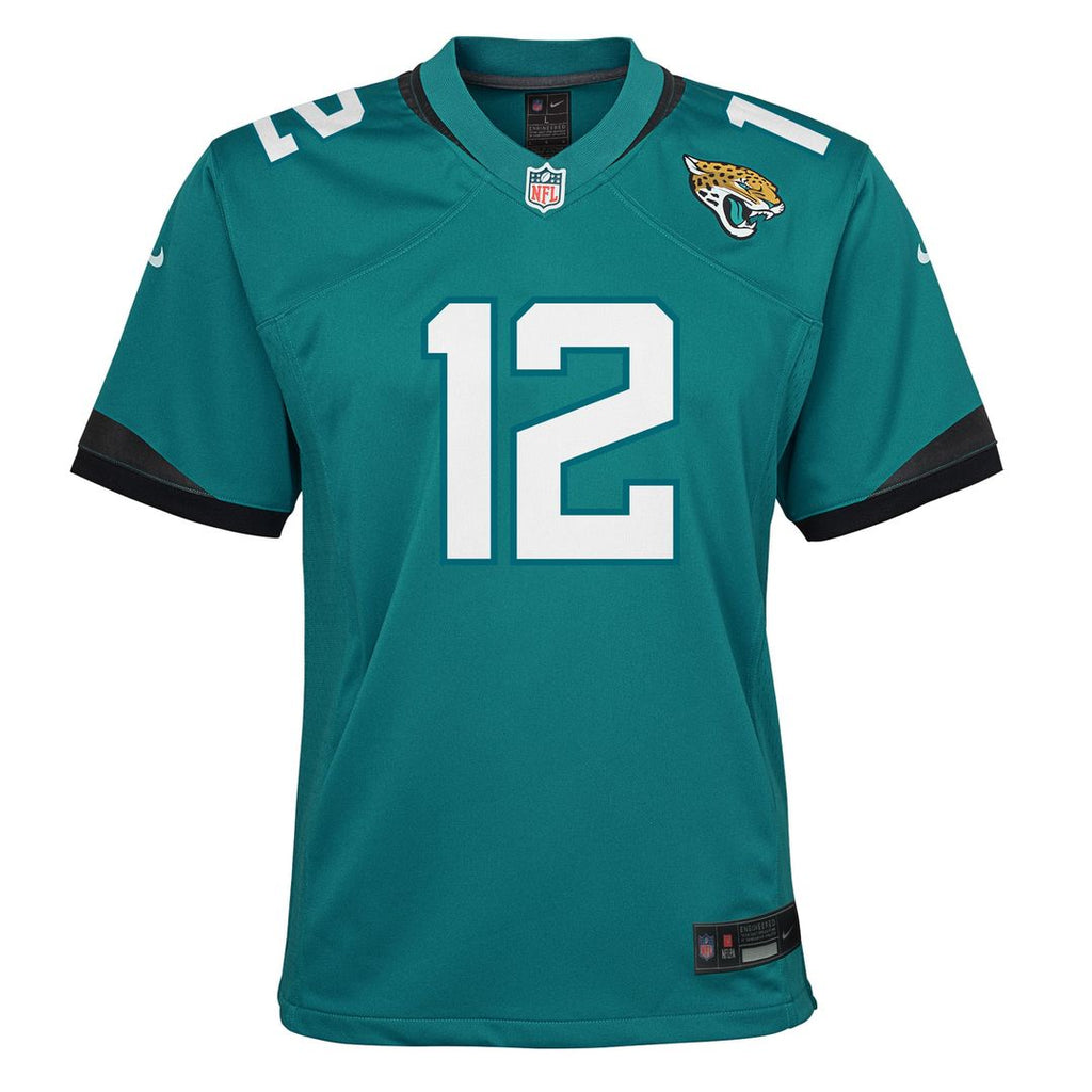 Travis Hunter Jacksonville Jaguars Nike Youth Team Game Official Jersey - Teal