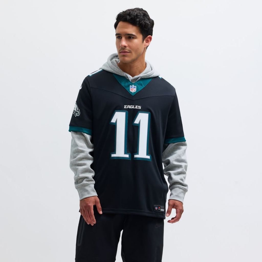 A.J. Brown Philadelphia Eagles Nike Alternate Vapor F.U.S.E. Limited Official Jersey - Black