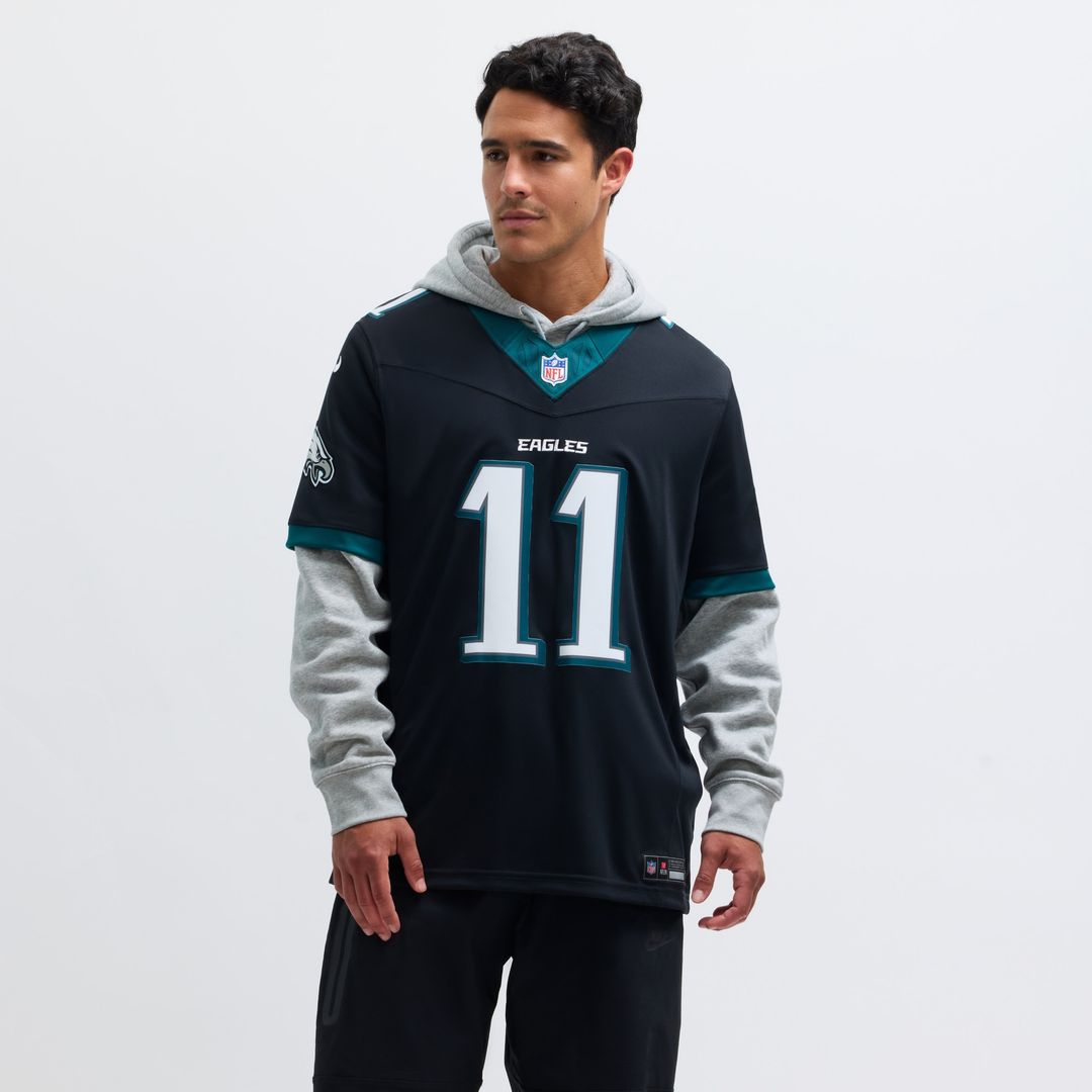 A.J. Brown Philadelphia Eagles Nike Alternate Vapor F.U.S.E. Limited Official Jersey - Black