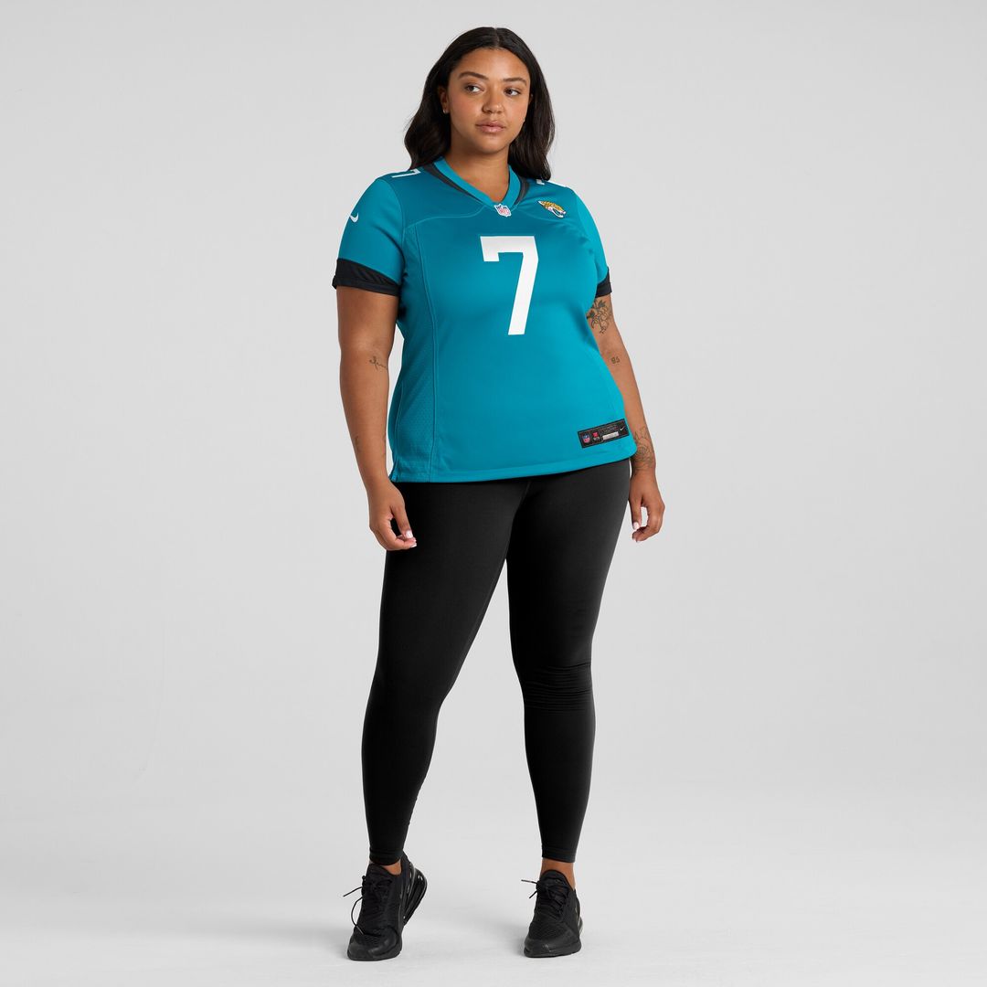 Brian Thomas Jr. Jacksonville Jaguars Nike Women's Game Jersey - Teal