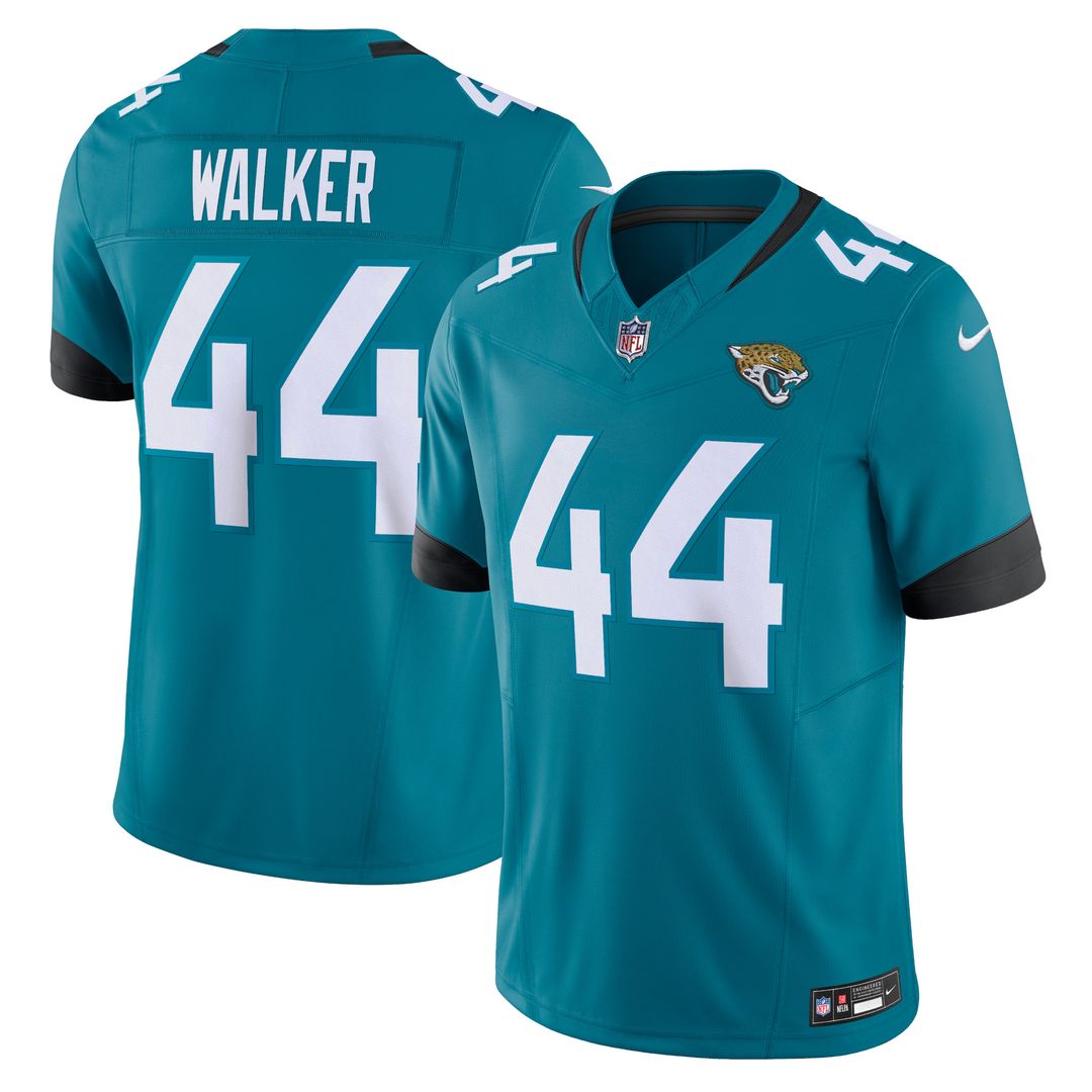 Travon Walker Jacksonville Jaguars Nike Vapor F.U.S.E. Limited Official Jersey - Teal