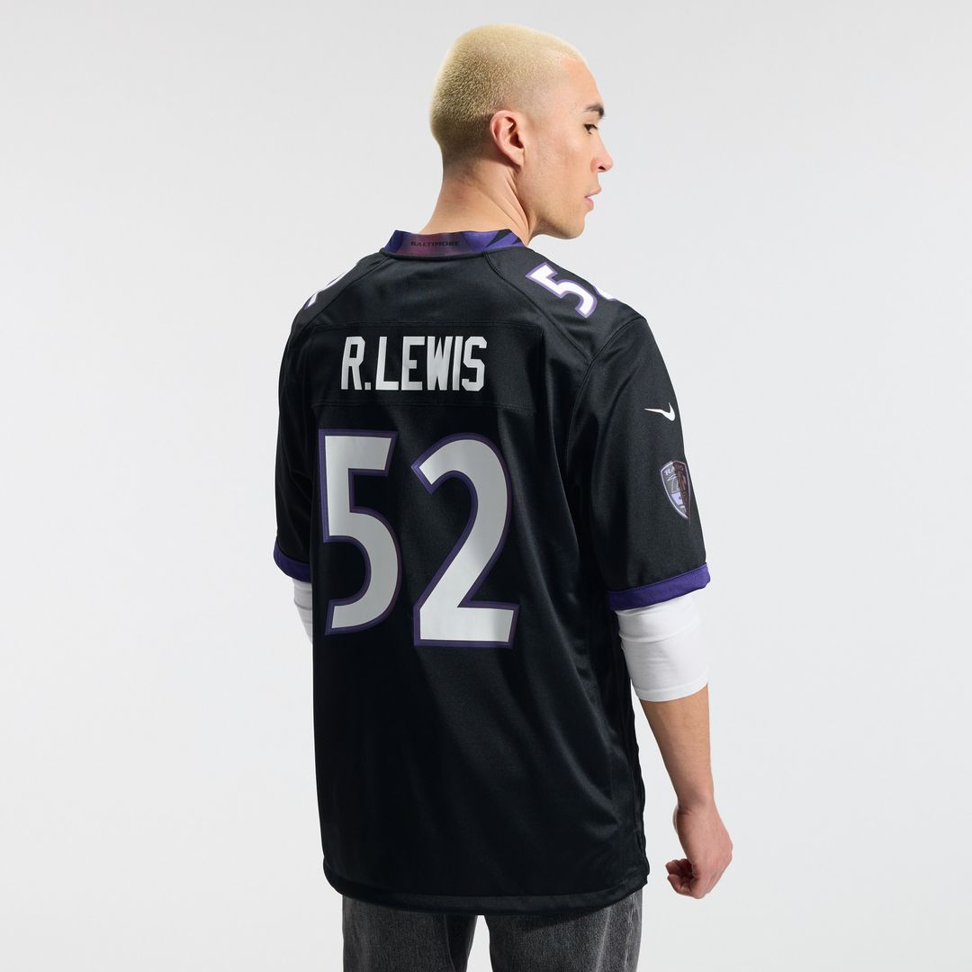 Ray Lewis Baltimore Ravens Nike Alternate Retired Player Game Official Jersey - Black