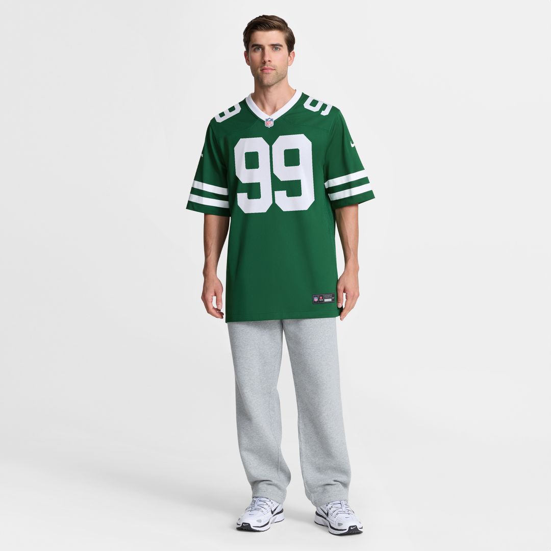 Will McDonald IV New York Jets Nike Team Game Official Jersey - Legacy Green