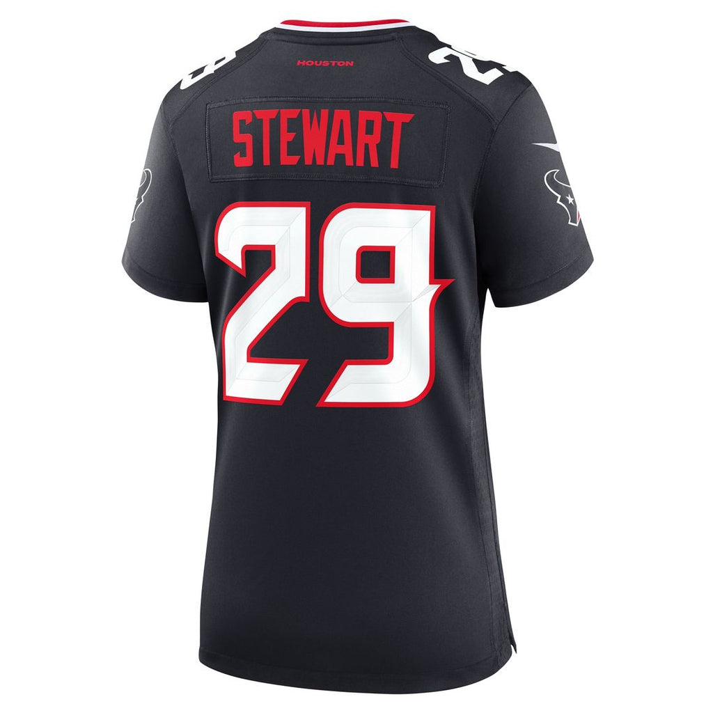 M.J. Stewart Houston Texans Nike Women's Team Game Jersey - Navy