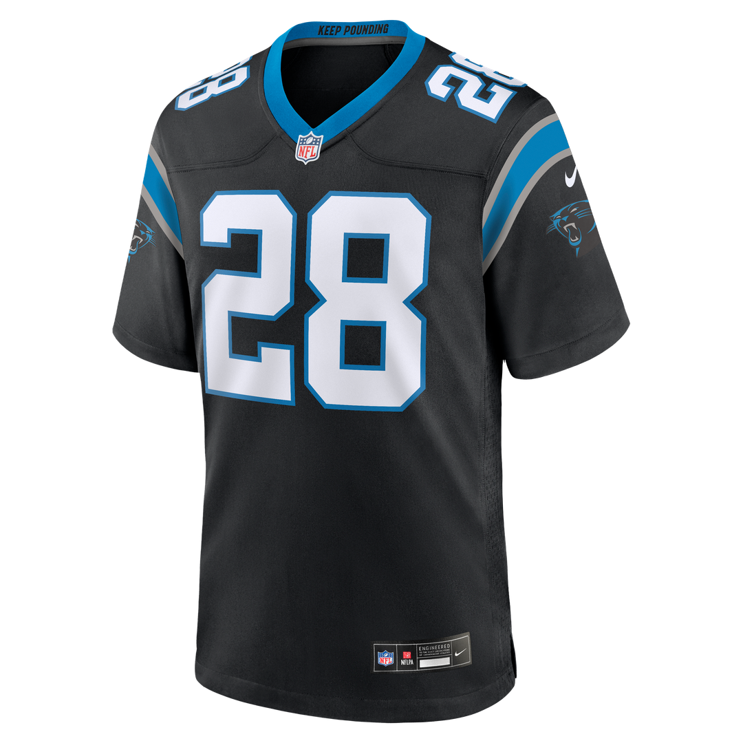 AJ Dillon Carolina Panthers Nike Team Game Jersey - Black
