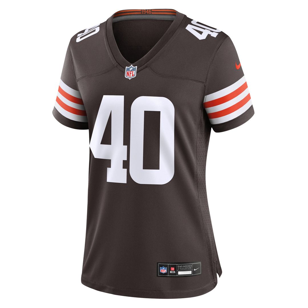Nathaniel Watson Cleveland Browns Nike Women's  Game Official Jersey -  Brown
