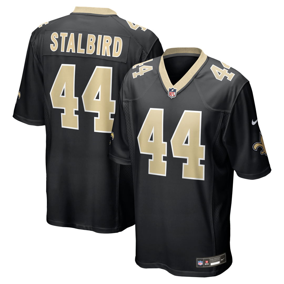 Isaiah Stalbird New Orleans Saints Nike Team Game Official Jersey -  Black