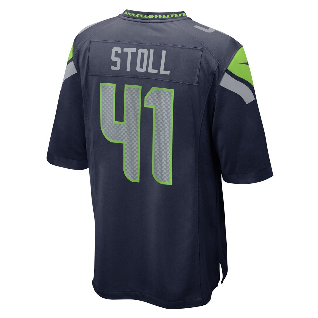 Chris Stoll Seattle Seahawks Nike  Game Official Jersey -  College Navy