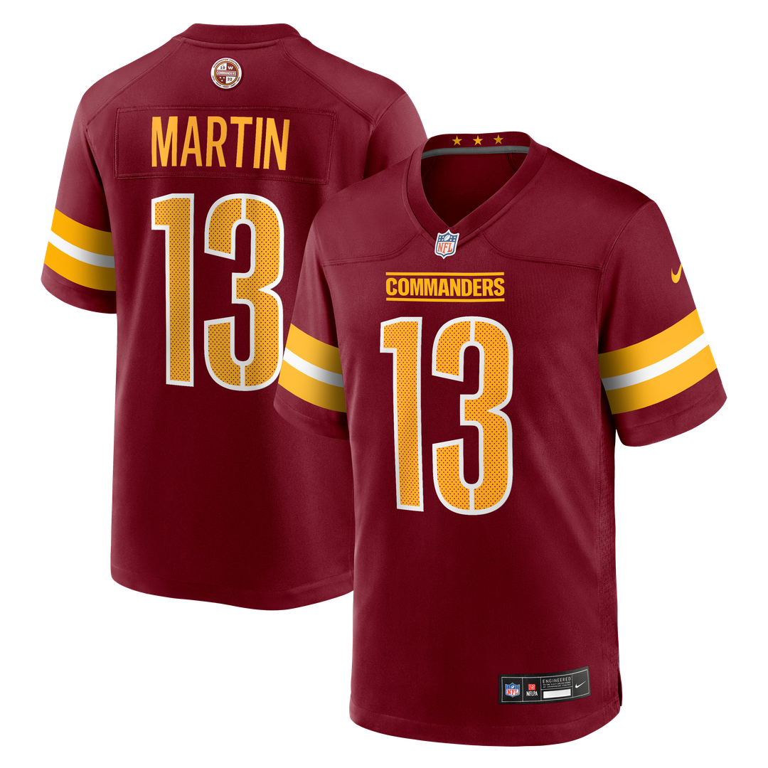 Tay Martin Washington Commanders Nike Team Game Official Jersey -  Burgundy