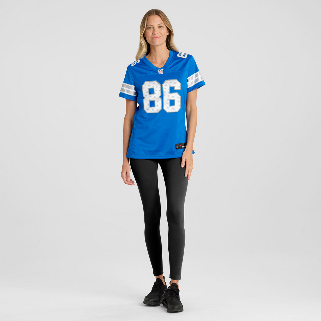 Anthony Firkser Detroit Lions Nike Women's Team Game Official Jersey -  Blue